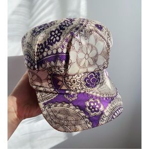 RARE 60s Deadstock True Hippie/Counterculture Psychedelic Mandala Newsboy Hat